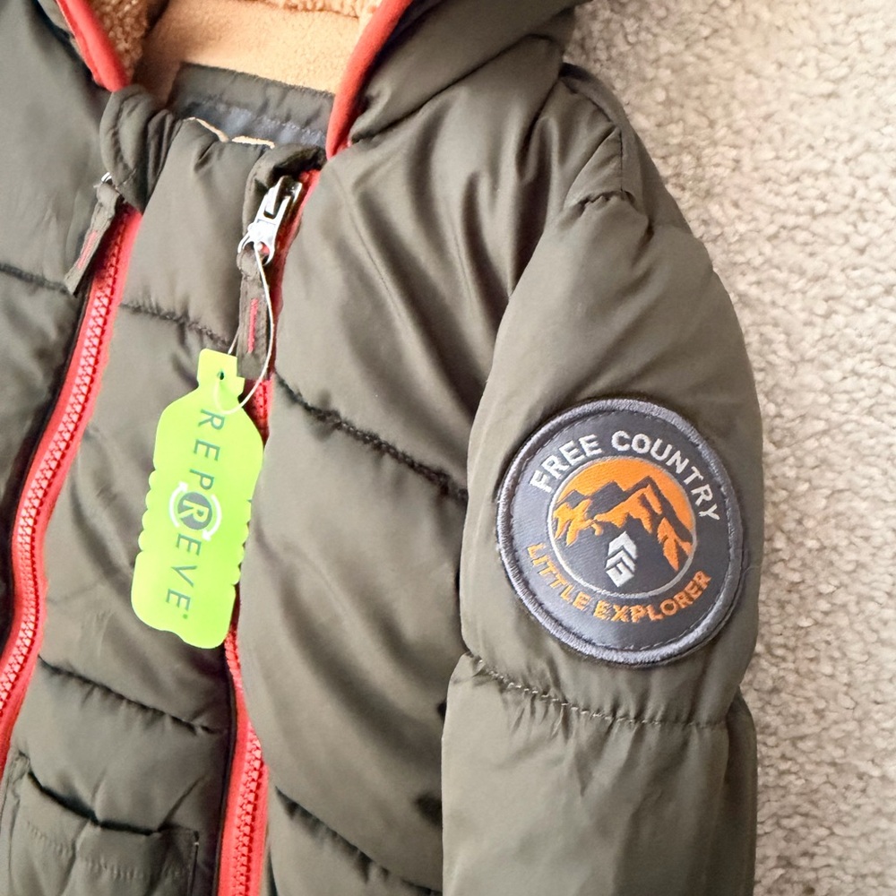 Free Country Green Puffer Snowsuit - Picture 6 of 16